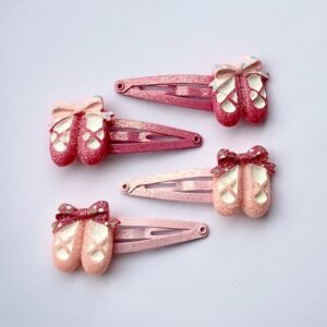 Ballet Shoe Hair Clips