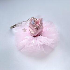 Tutu Keyring Pink
