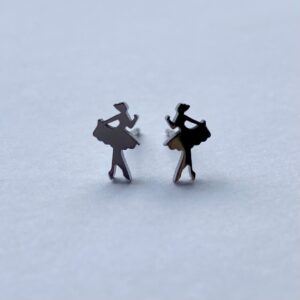 Ballet Girl Stud Earrings
