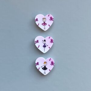 Ballerina 3 Eraser Pack