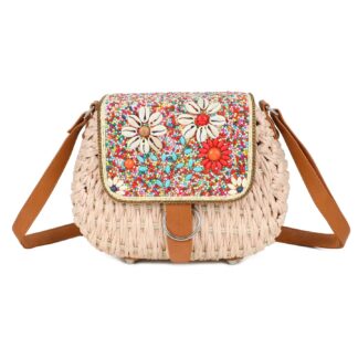Straw Crossbody Bag