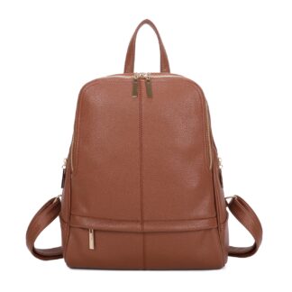 Multi Pocket Zip Backpack Everyday Style