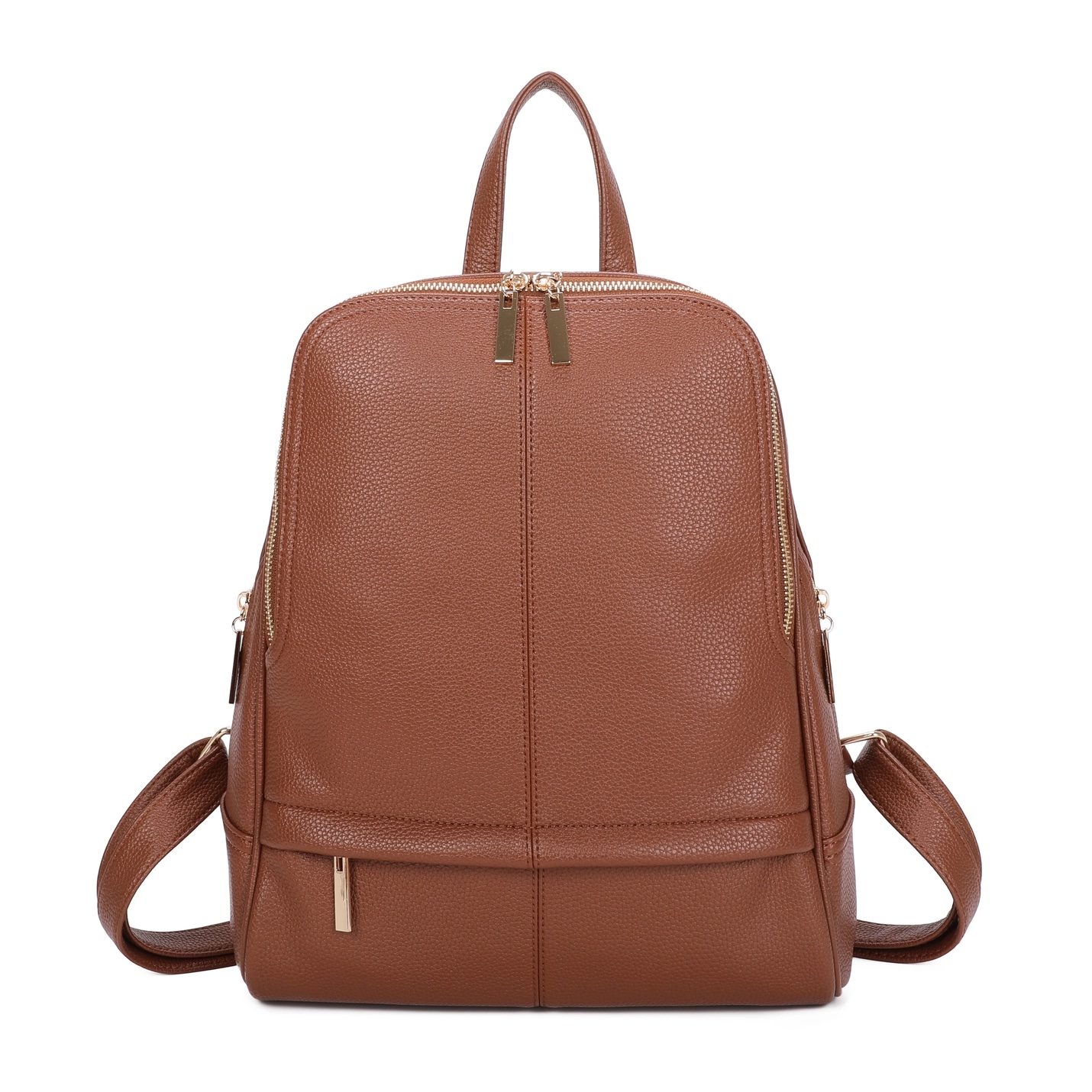 Multi Pocket Zip Backpack Everyday Style