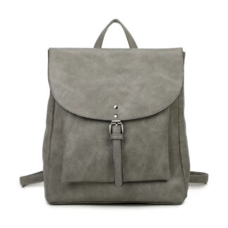Minimal Flap Backpack with Buckle Style