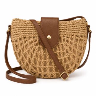 Straw Crossbody Bag
