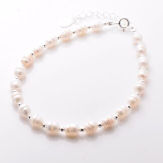 925 Sterling Silver Freshwater Pearl Bracelet