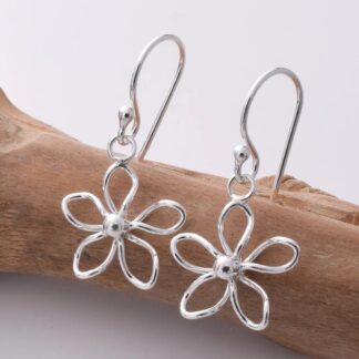 925 Sterling Silver Daisy Earrings