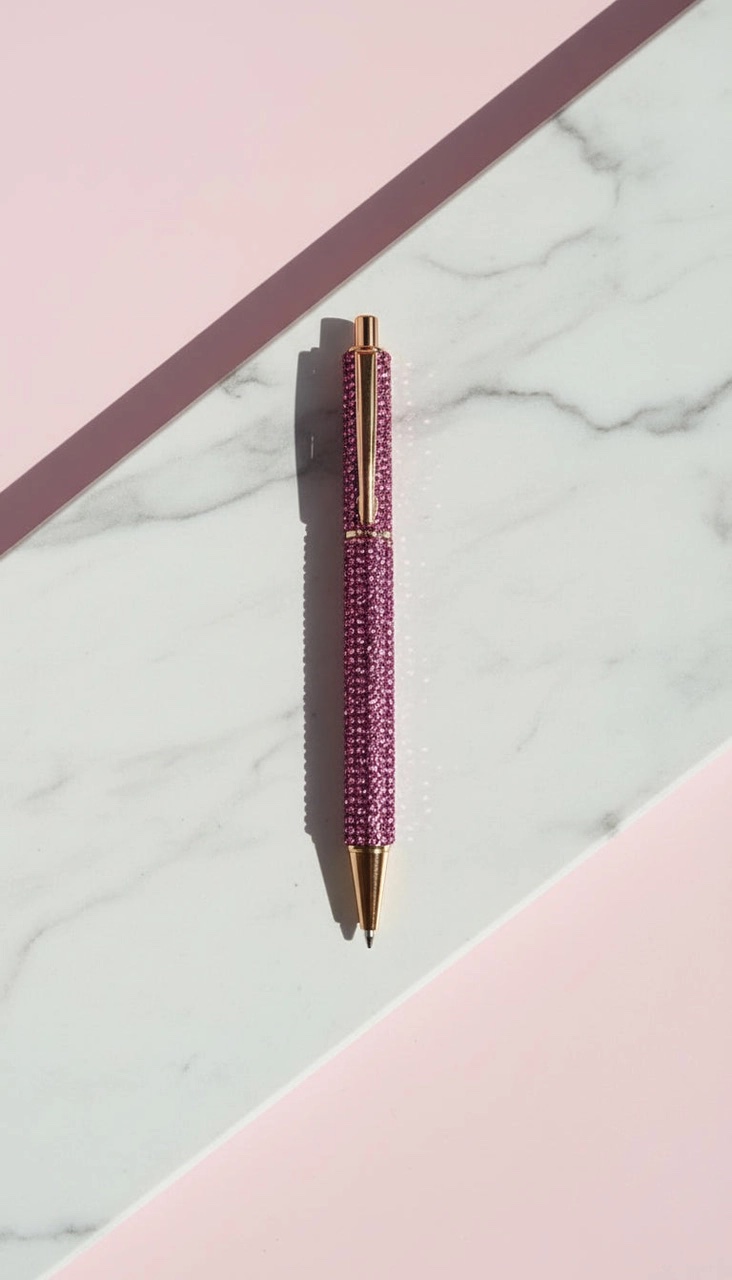 Luxury Crystal Rhinestone Ballpoint Writing Pen