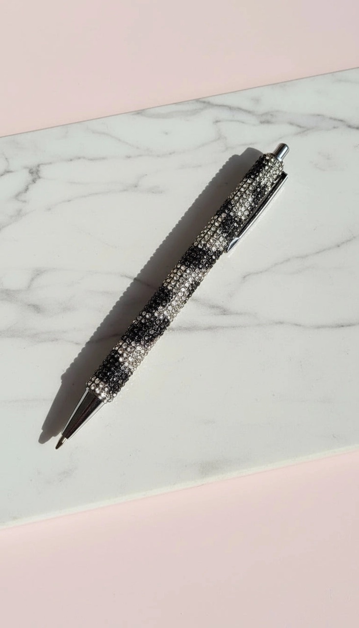 Luxury Crystal Rhinestone Ballpoint Writing Pen - Image 2