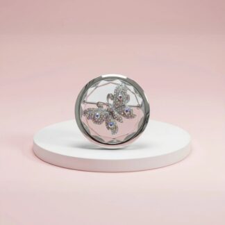 Butterfly Sparkly Compact Mirror with Gift Box