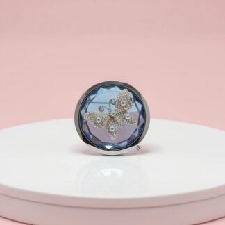 Butterfly Sparkly Compact Mirror with Gift Box
