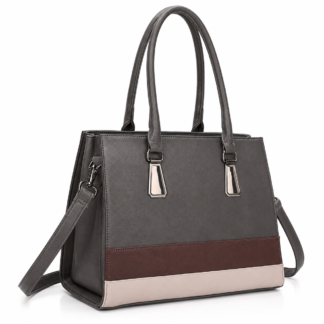 Classic Multi-Compartments Tote Bag A4 Work Bag Shoulder Bag