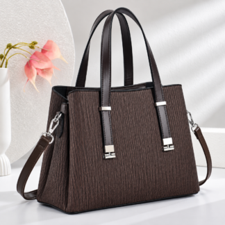Classic Silver Hardware Medium Size 3 Compartment Bag