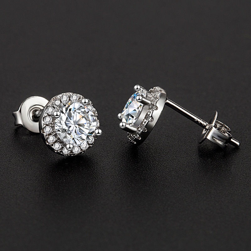 Stirling Silver Circle Solitaires - Image 2
